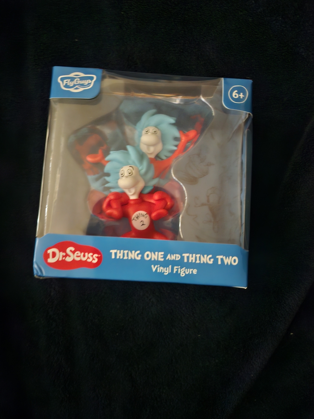Dr. Seuss Thing One & Thing Two Figures - Blue Hair & Red Outfits